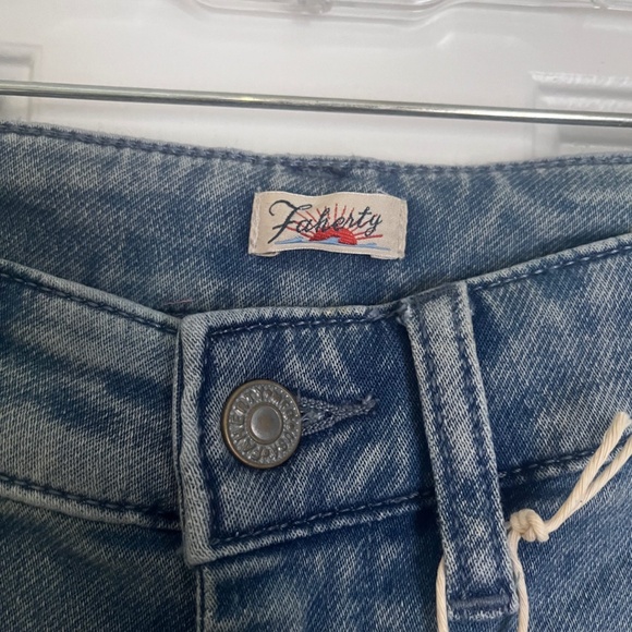 NWT - Faherty Stretch Terry Patch Pocket Pant - Eastern Shore - Size 25 - Picture 6 of 8